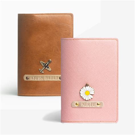 Buy Personalized Couple Passport Covers - The Messy Corner