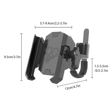 HJG Compact Pro 7578 Shockproof Bike Mobile Holder | Anti-Vibration, J ...