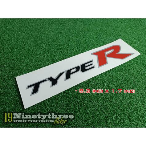 Image result for Type R Mapa Sticker