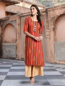 1 Stop Fashion Women Woven Design A-line Kurta - Buy 1 Stop Fashion ...