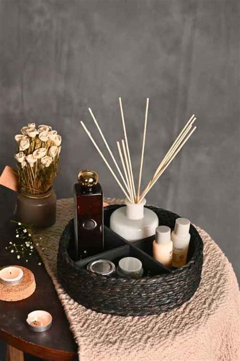 Handmade Sabai Grass Jewellery Box - Black – Okhaistore