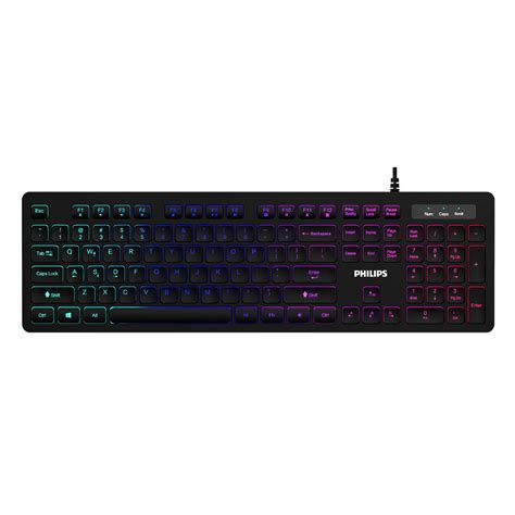 PHILIPS Compact Wired Keyboard | Ultra-Slim Low-Profile Chiclet PC ...