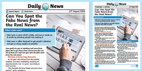 What is Fake News? - Examples for Children - Twinkl