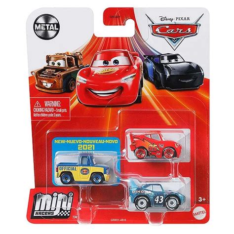 Cars Mini Racers Los Angeles International Speedway Series 3 pack ...