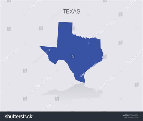 Texas State Map Outline Infographics News Stock Vector (Royalty Free ...