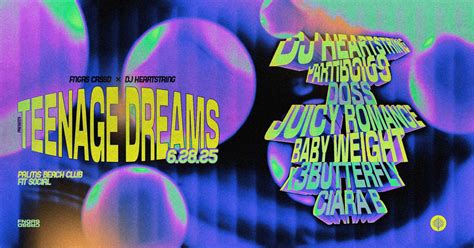 FNGRS CRSSD x DJ Heartstring present Teenage Dreams, Fit Social, San ...