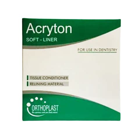 Orthoplast Acryton Soft Liner Denture Relining Material - Seelingo.in ...