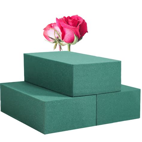 Amazon.com: FLOFARE Pack of 3 Floral Foam Blocks Each (5.5"L x 3.1"W x ...