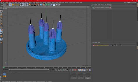 3D Multi Injector 5 Needles Circular Blue model | 3D Molier International