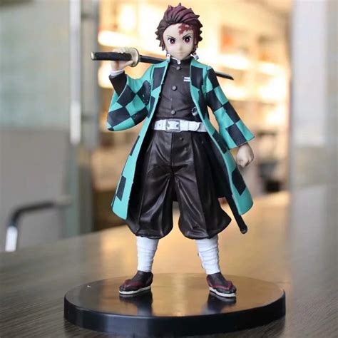 Buy Anime Figure Japan Anime Demon Slayer Action Figure Tanjirou Cute ...