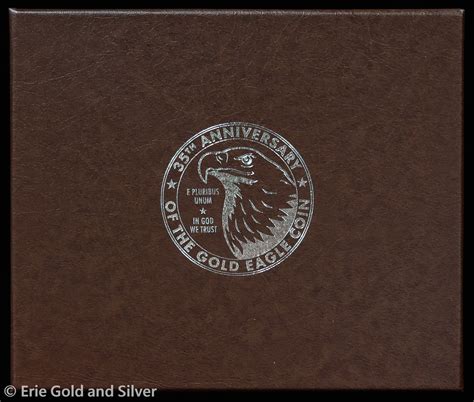 Erie Gold And Silver | 2021 Gold Eagle 35th Anniversary 1 oz Silver Bar ...
