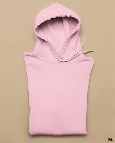Shop plain light pink hoodies for a subtle look | Muselot