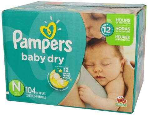Pampers Baby Dry Diapers Size Newborn - 104 Count (FREE SHIPPING) *SALE*