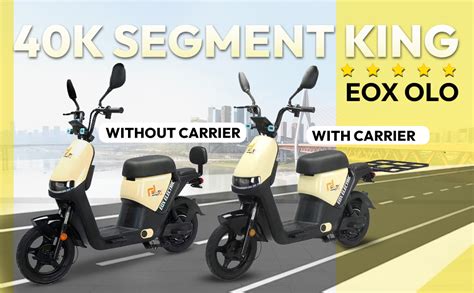 EOX OLO Low Speed Electric Scooter Non RTO with 45Km Mileage, Pastel ...