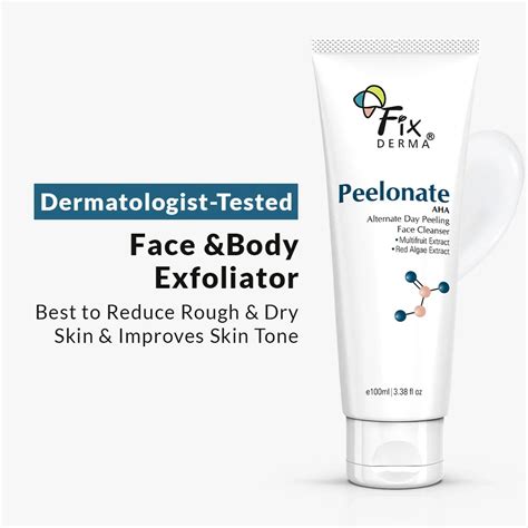 Peelonate AHA Face and Body Exfoliator – Fixderma Skincare