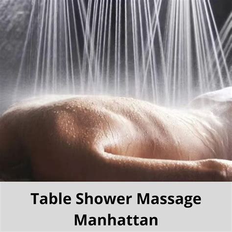 Things to Know Before Scheduling Table Shower Massage | by ...