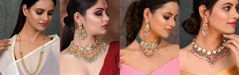 Shop Stylish Long & Choker Necklaces Online | Dastoor Jewels – DASTOOR