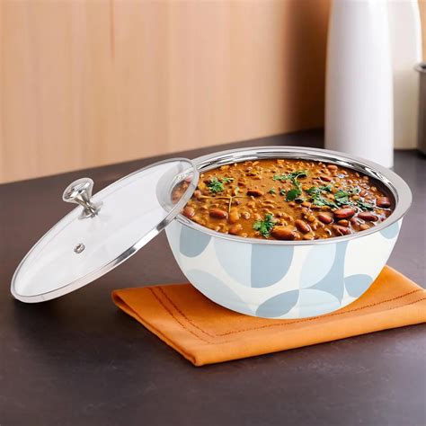 Kuber Industries Pack of 6 Stainless Steel Insulated Hotpot Roti Box w ...