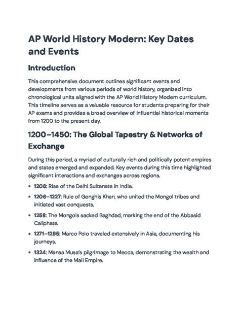 APUSH LEQ Rubric & Format Tips - Updated Sept 2023 - Studocu