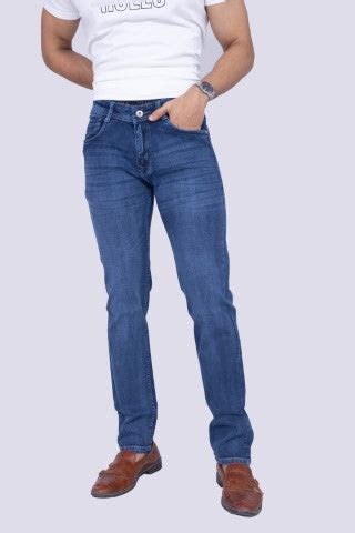 Classic dark wash Regular Fit Stretchable jeans – Urban United