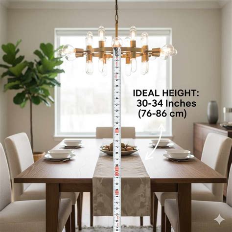 How High Chandelier Above Table: Genius Placement