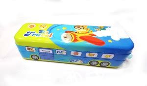 Flipkart.com | Teeshubh super bus travel Sky Travel Art Metal Pencil Box