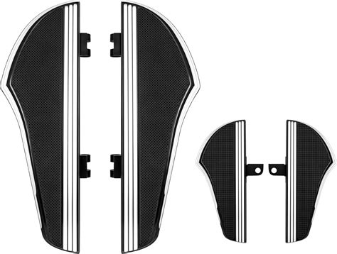 Amazon.com: HCmotorku Motorcycle Floorboards Set Driver Passenger ...