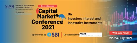 Second Annual Capital Markets Conference 2021 - National Institute of ...