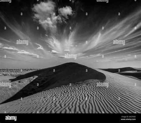Desert thar scenery Black and White Stock Photos & Images - Alamy