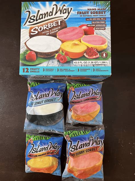 Costco Island Way Sorbet in a Fruit Shell Review