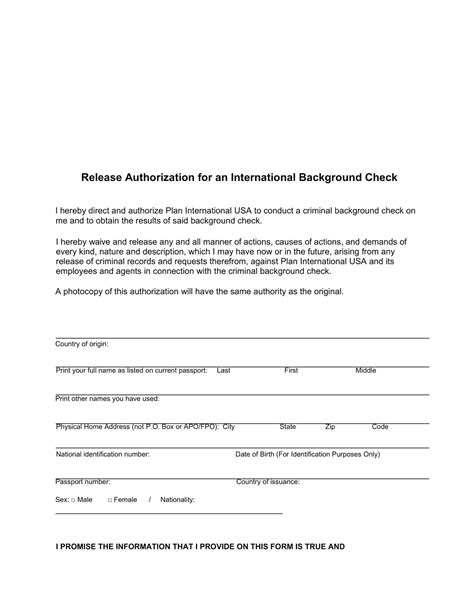 Image result for Background Check Form Signed Sample