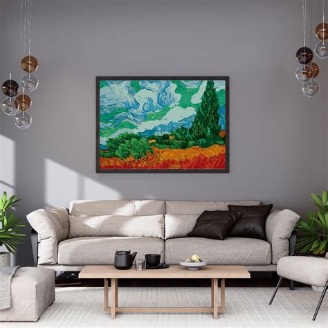Tranh số hóa phong cảnh trang trí phòng khách
