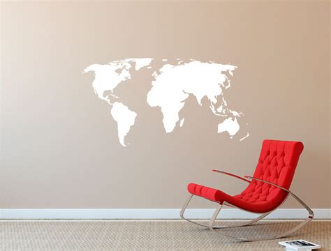 World Map Wall Sticker 的图像结果
