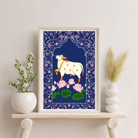 Buy Pichwai Painting, Shrinath Ji Painting, Indian Folk Art, Indian ...