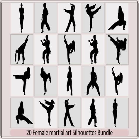 Kickboxing Silhouette