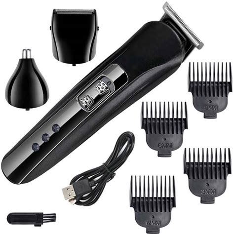 BFHG New Cordless Professional Hair Clipper with nose Shaving Cutting ...