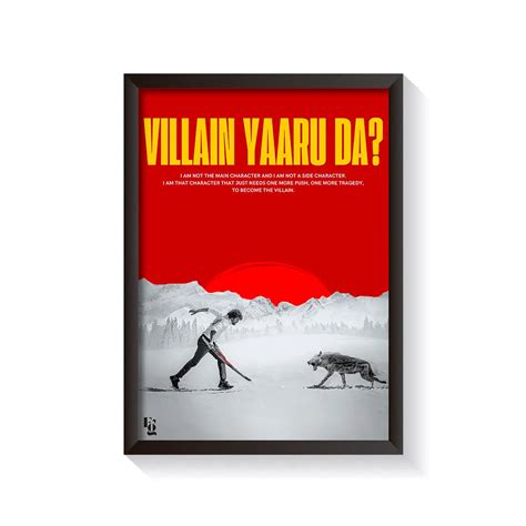Villian Yaaru Da Art Poster – theframegram