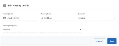 Rescheduling your 1:1s – Mesh