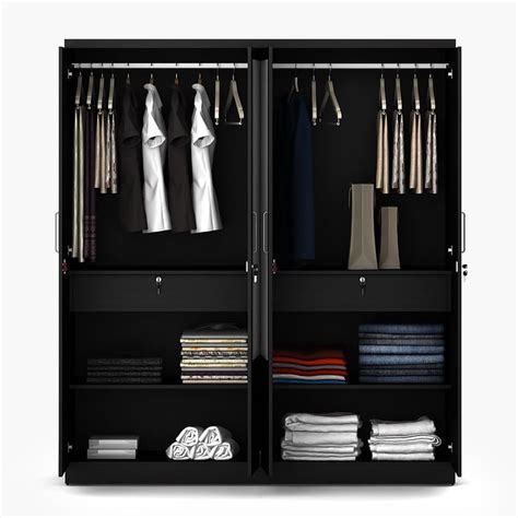 Buy Helios Rhine 4-Door Wardrobe with Mirror - Wenge from Helios by ...