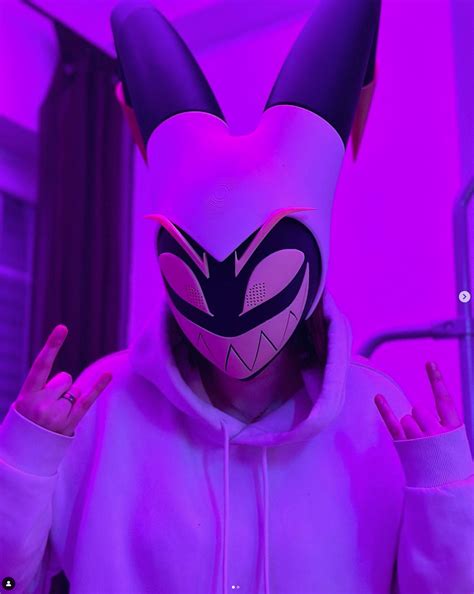 Imprimer en 3D Masque Hazbin hotel adam cosplay・Cults