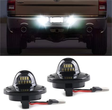 Amazon.com: BESULEN 2PCS Car LED License Plate Lights, White Bright ...