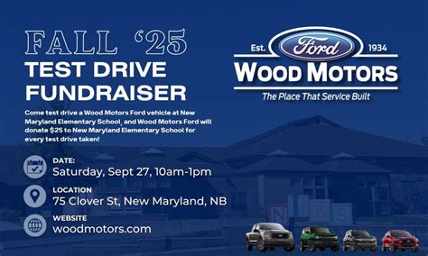 🍂 Drive One for New Maryland Elementary School Test Drive FUNdraiser! 🚗 ...