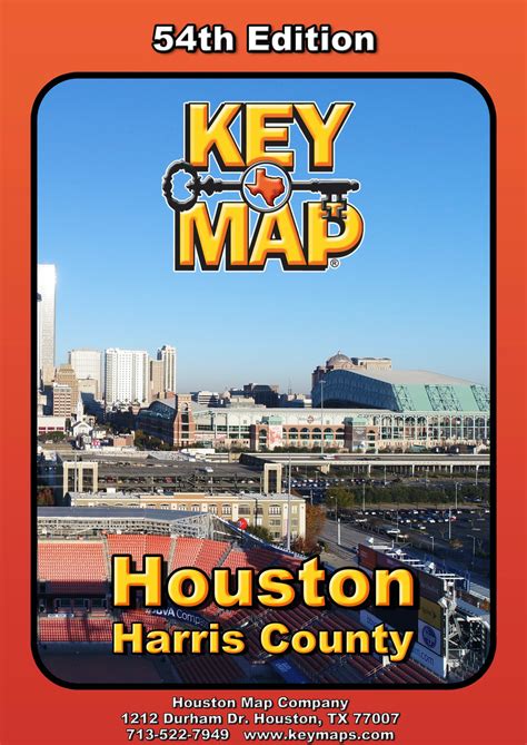 Harris County 54th Edition Key Map Atlas – Houston Map Company