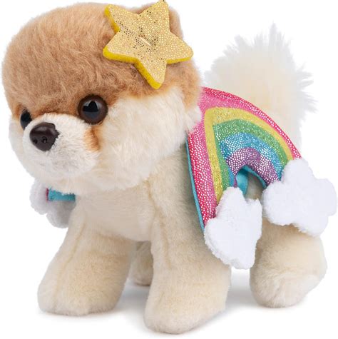 Amazon.com: GUND Boo, The World’s Cutest Dog Rainbow Plush Pomeranian ...