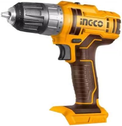 Ingco 20V Lithium-Ion Cordless Drill CDLI200515 Wireless Hand Drilling ...