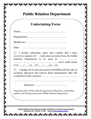 Fillable Online hospital kau edu Undertaking Form - hospital.kau.edu.sa ...