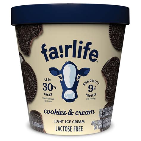 fairlife Ice Cream, Light, Cookies & Cream (14 oz) Delivery or Pickup ...