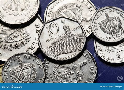 Coins of Cuba. Cuban Convertible Peso Stock Photo - Image of full ...
