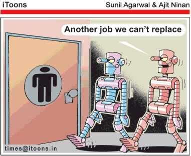 Telugu Cartoon Jokes,Cartoon Jokes: రోబోల తరం కాదులే! - another job ...
