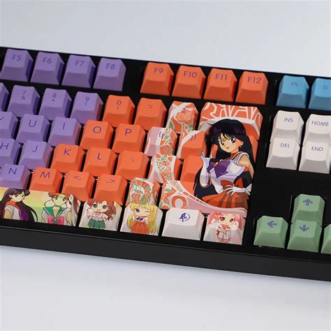 Anime Sailor Moon 108 Keycaps PBT Set Cherry MX for India | Ubuy
